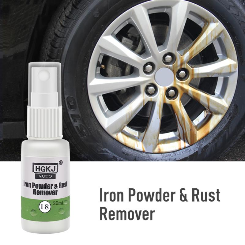 HGKJ 18, 50ml Zang Remover Rust Remover Spray for Bike, Cars, and All Spare Parts - Advanced Anti-Rust Formula, Fast-Acting Corrosion Removal for Steel, Chrome, and Aluminum Surfaces - Biodegradable, Non-Toxic Rust Dissolver Rust Coating