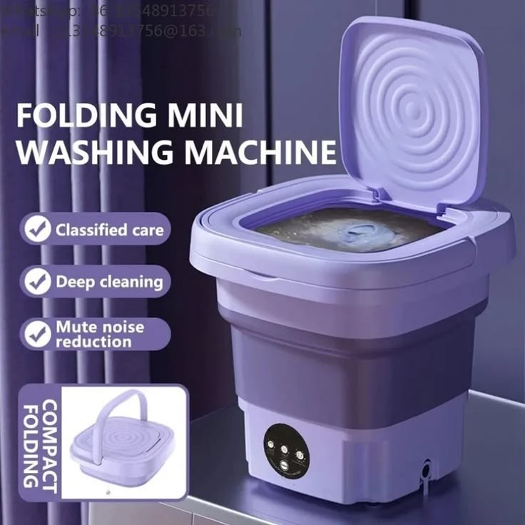 Portable Mini Washing Machine Blue